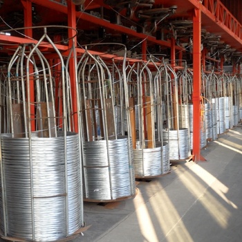 Galvanized wire-fencing wire